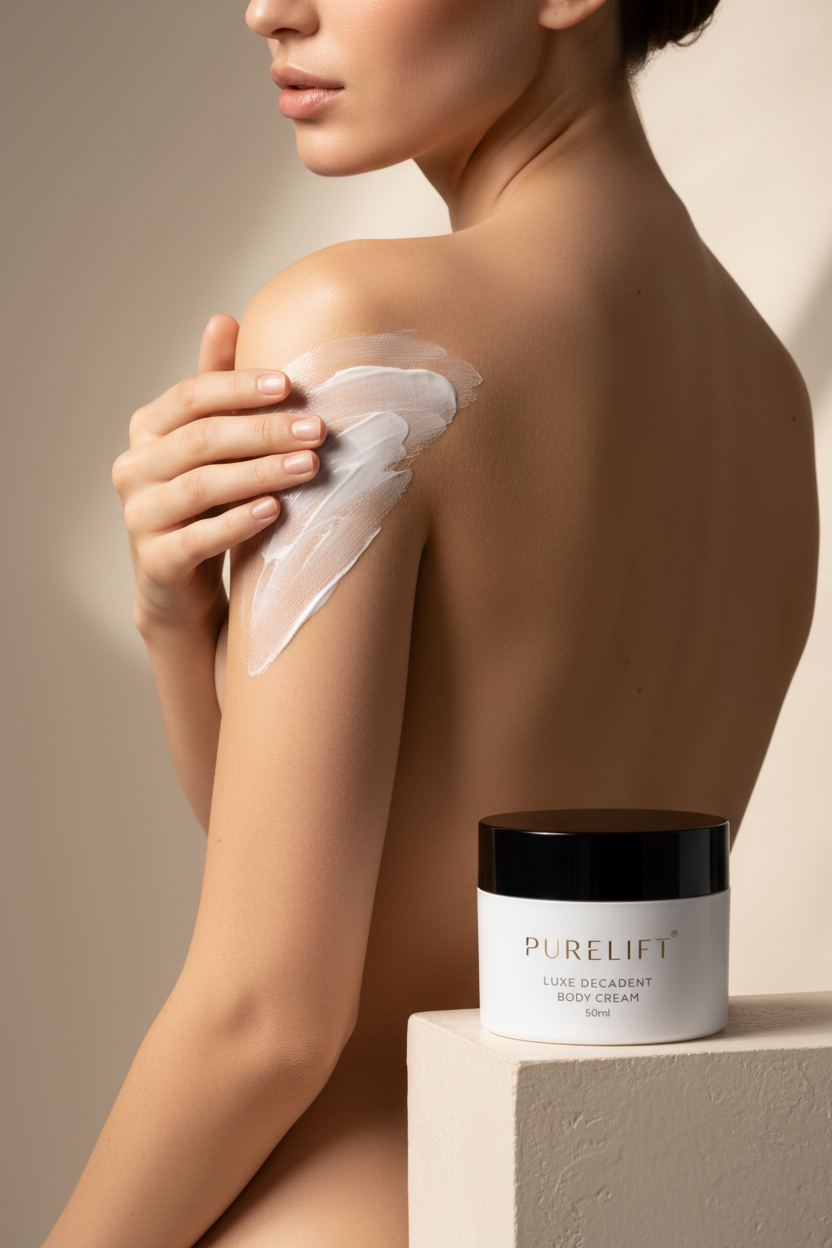 PureLift Body Cream Upper Body Model Shot